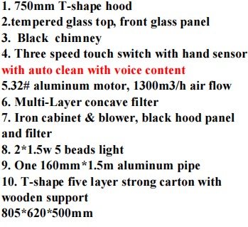 KITCHEN HOOD UCOMFORT UC-126